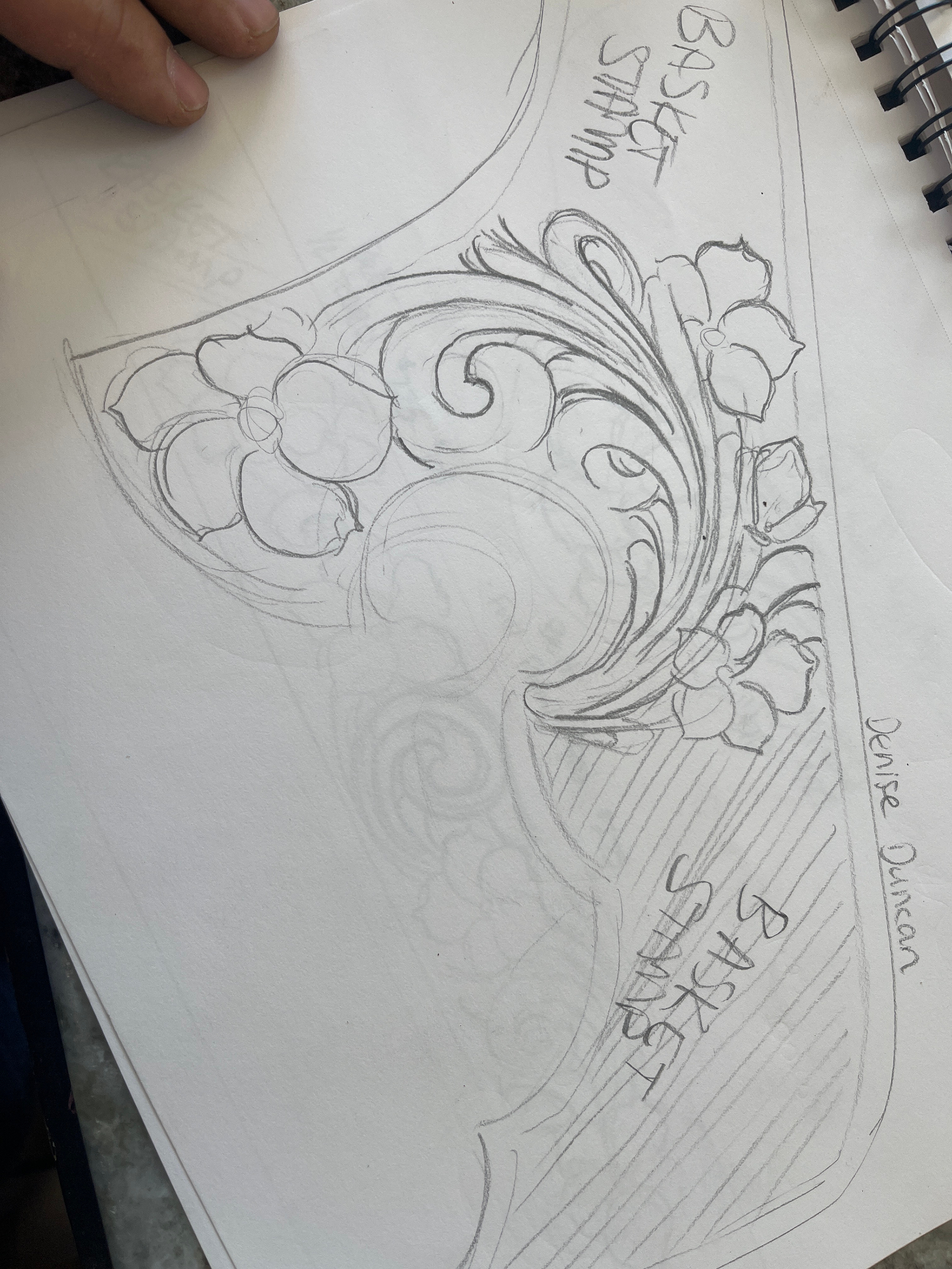 Sketched chap yoke